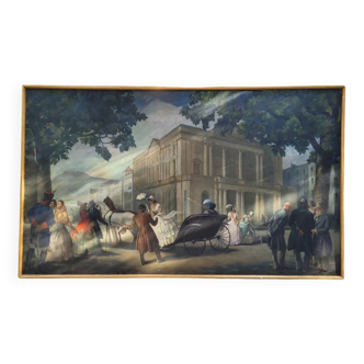“El paseo”, Lluís Muntané Muns, Escuela Catalana, pp. S. XX – Spain