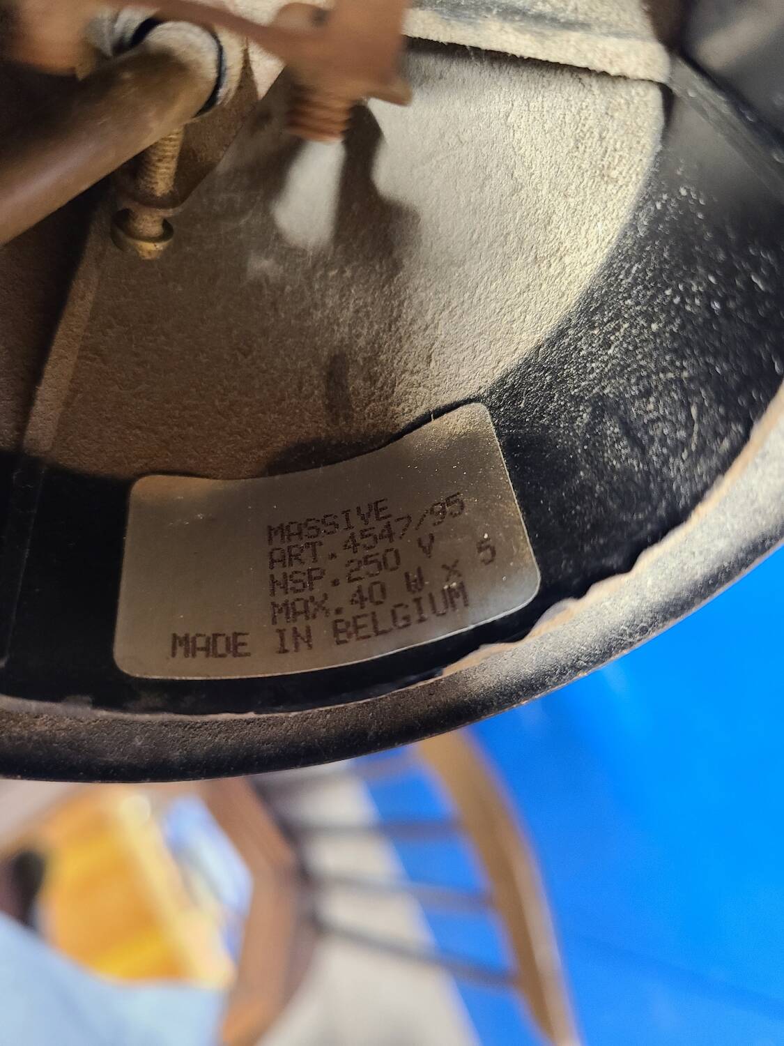 Vintage globe chandelier.