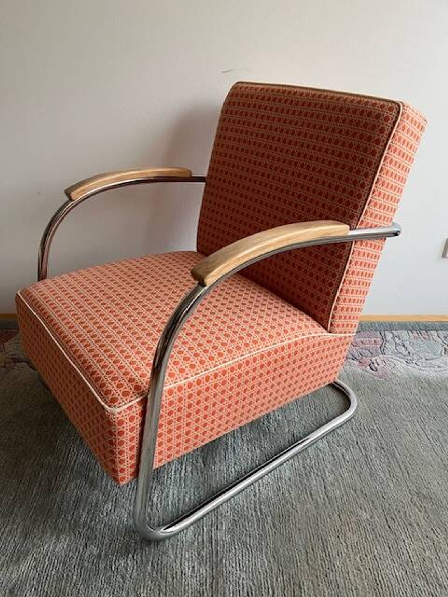 Pair of Mücke-Melder Cantilever Armchairs FN21 Famos, 1940s