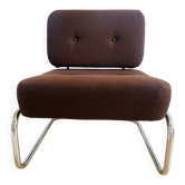 Vintage brown armchair from the 70s.