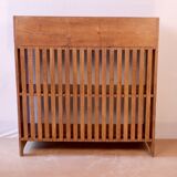 Old Burmese teak administration shelf