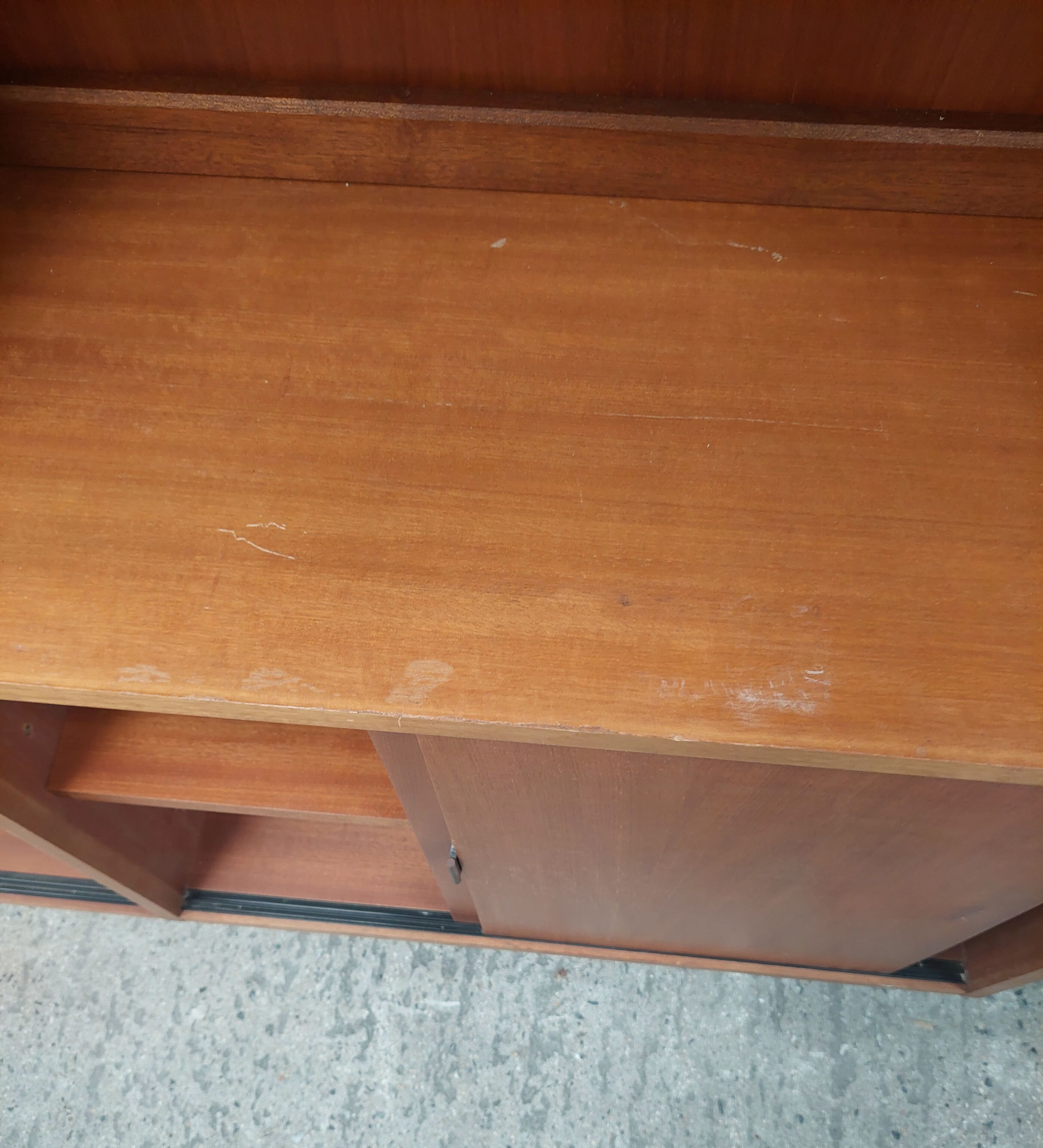 Bookcase in 2 parts vintage