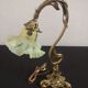 Bronze Art Nouveau lamp