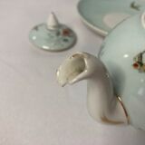 2208380 Small teapot Chinese porcelain and its cut early twentieth century