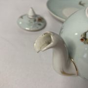 2208380 Small teapot Chinese porcelain and its cut early twentieth century