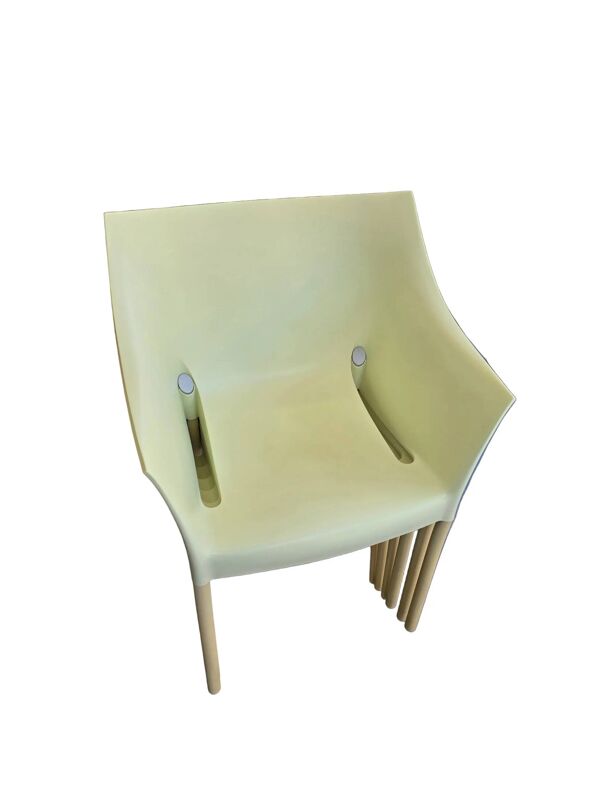 Lot de 6 fauteuils DR. NO par Philippe Starck pour Kartell – design italien empilable