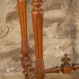 Vanity unit - antique washbasin in wood and marble