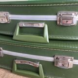 2 flight attendant suitcases
