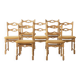 7 chaises de salle à manger Henning Kjærnulf