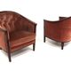 Set of 2 "Fabiola" velvet armchairs, Bröderna Andersson, Sweden, 1960