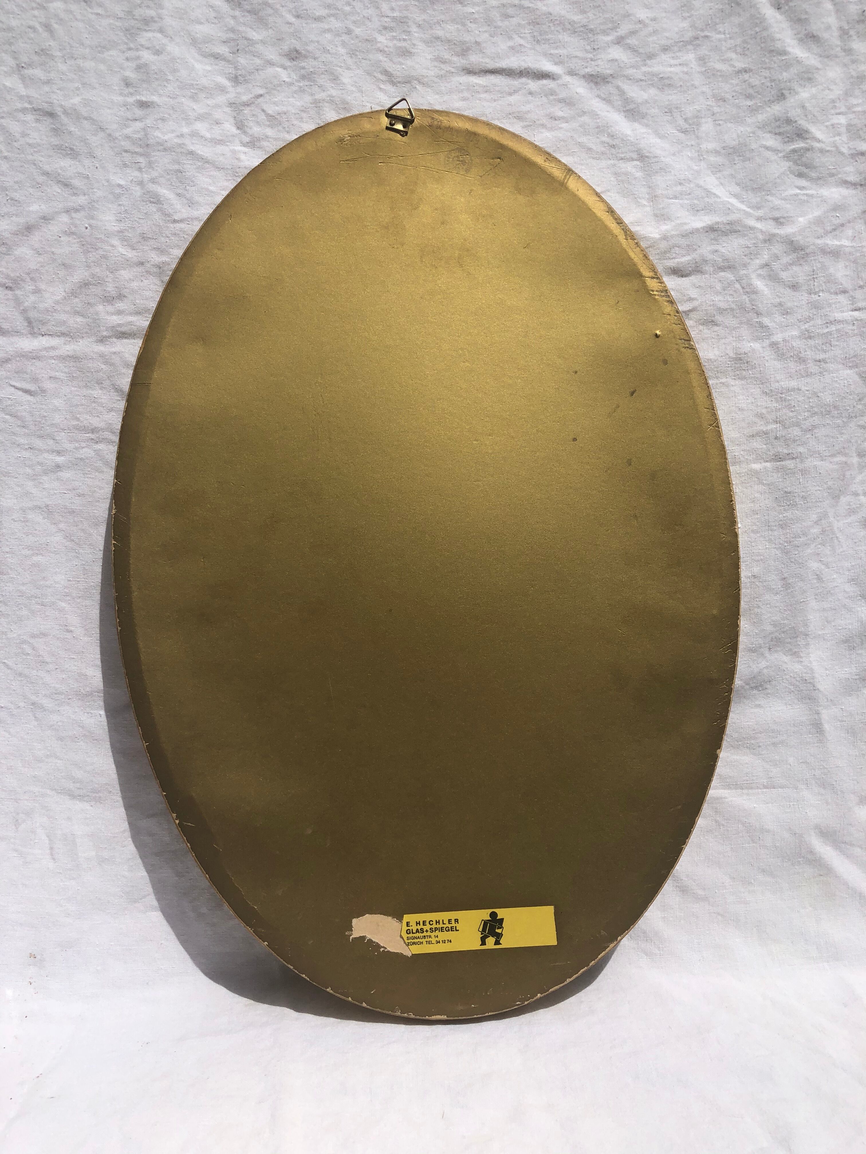 Oval mirror 1970