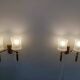 Pair of maison lunel paris france wall lights with 2 lights