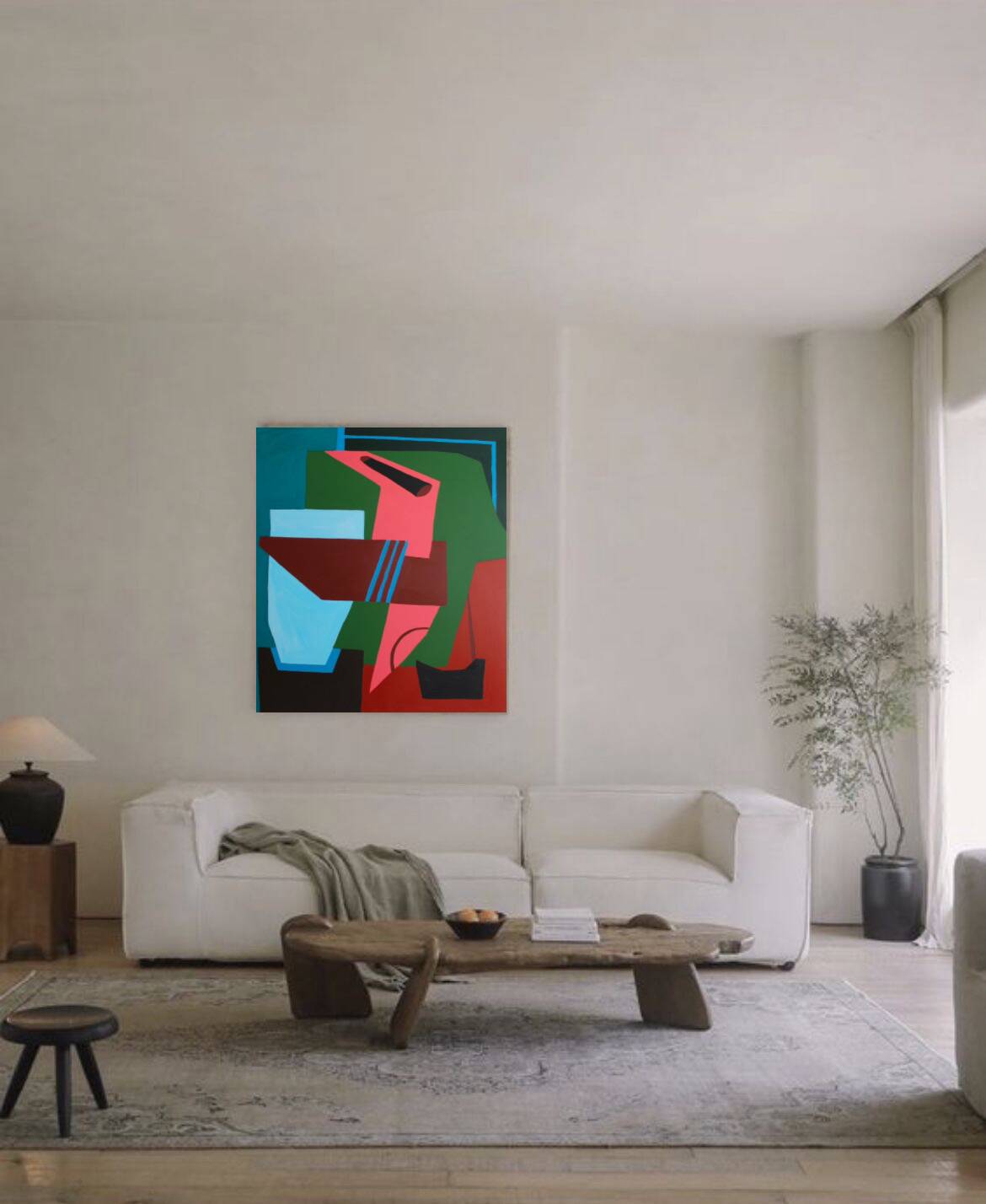 Abstract canvas "Clarity" by Bodasca