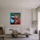 Abstract canvas "Clarity" by Bodasca