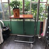 Table d'appoint réglable style formica