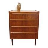 Scandinavian teak chest of drawers from the 60s