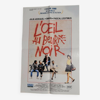 poster of the film L'oeil au noir noir - vintage 1987