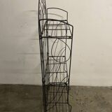 Foldable metal shelf