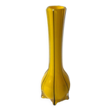 Yellow Soliflore vase "Tango" by Michaël Powolny