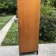 Vintage wardrobe 1960 blond wood and metal feet