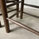Set of 4 straw chairs from the 50s Dudouyt
