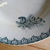 6 old Terre de fer flat plates