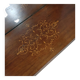 Trumeau / table d'appoint français des années 1830 avec marqueterie de bois