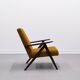 Mid-century Easy Model B armchair - 310 Var in Goldenrod velvet