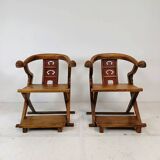 Fauteuils trônes asiatiques rares