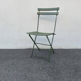 Chaise pliante à lattes