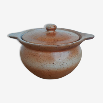 Eared pot, marsh sandstone sugar bowl