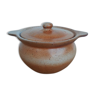 Eared pot, marsh sandstone sugar bowl