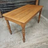 Antique oak table dining table kitchen table 69 x 130 cm