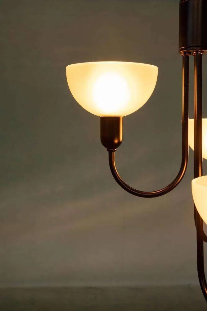 Suspension style Memphis 1960s, adjustable vintage lamp.