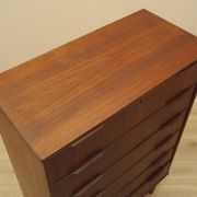 Teak chest of drawers, Danish design, 1970s, made in Denmark