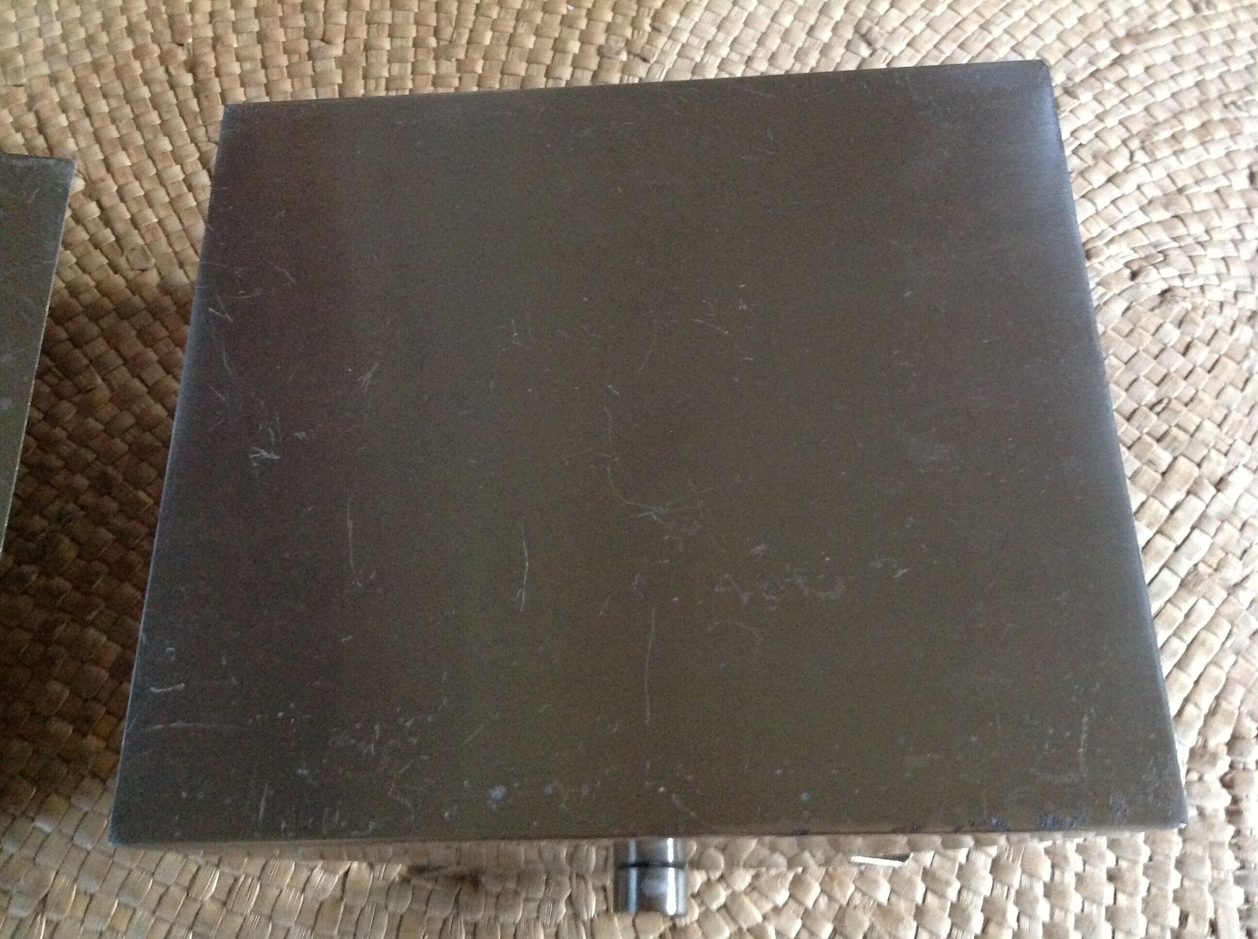 Pair of metal wall light