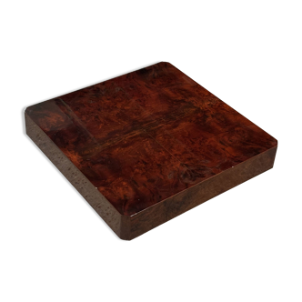 Lacquered Parchment Coffee or Side Table in the Style of Aldo Tura, Italy 1970's