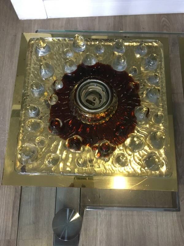 Pair Vintage Solken Leuchten Wall Sconces Mazzega Murano Glass 1960s