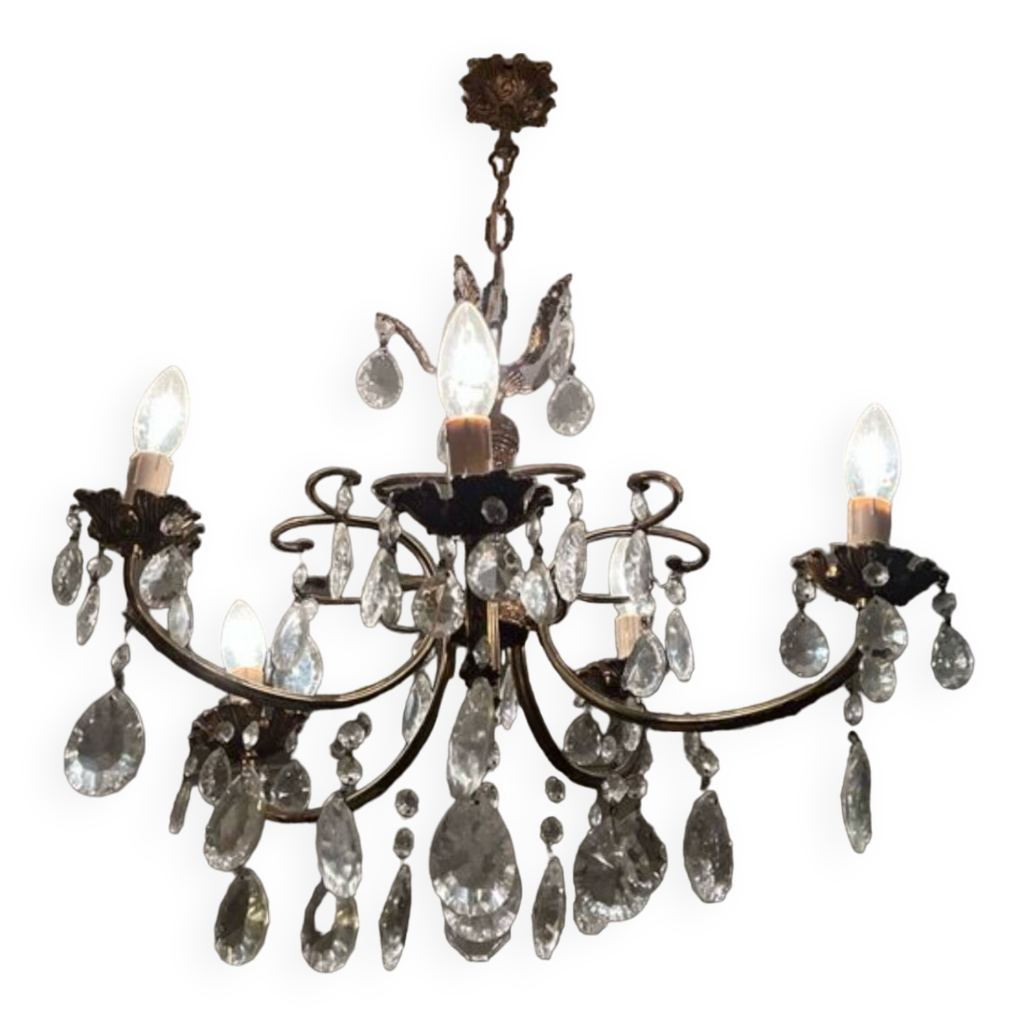 Lustre avec pampilles