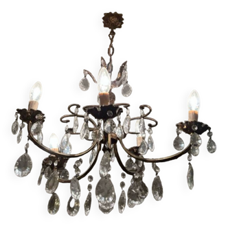 Chandelier with tassels