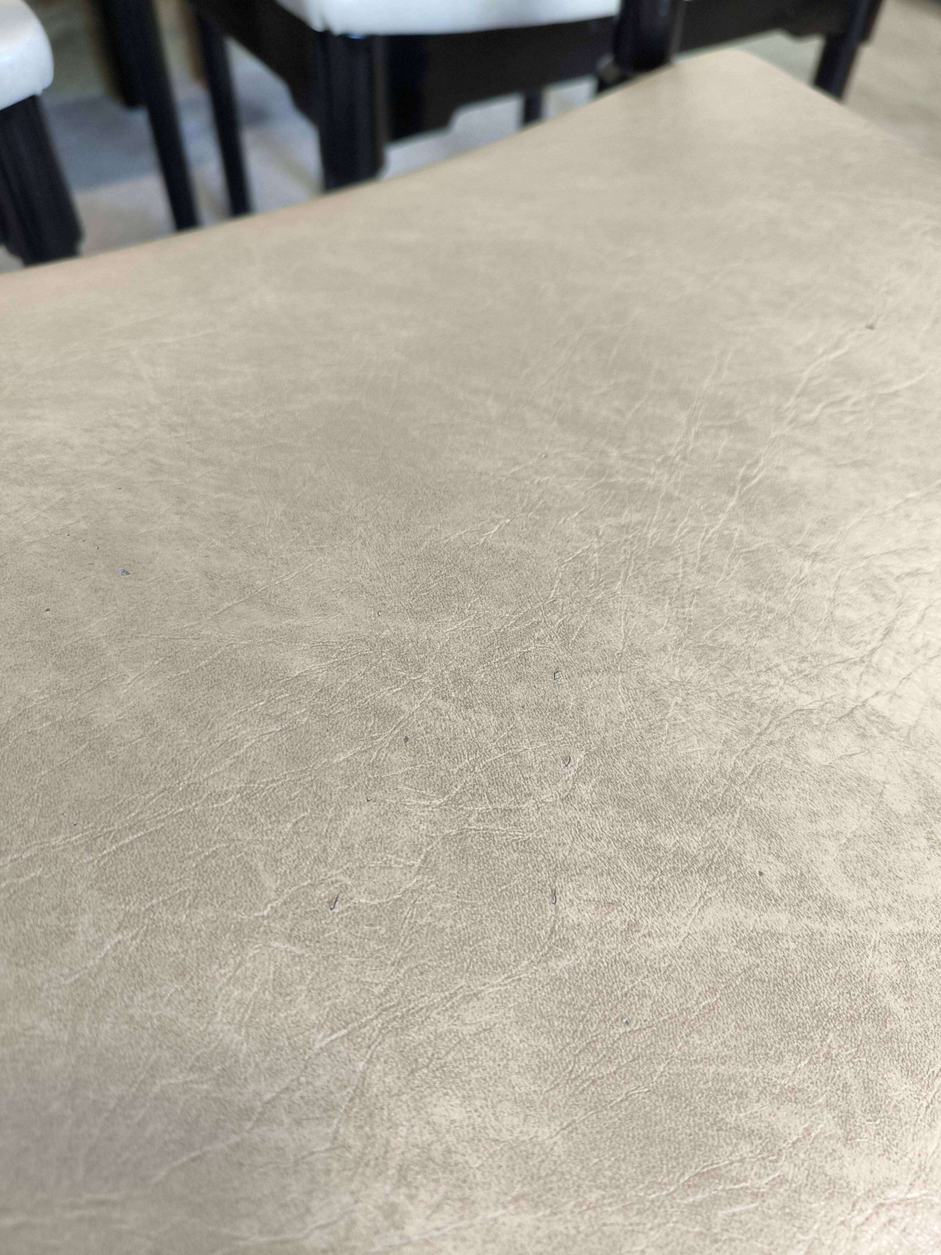 6 black lacquered wooden chairs