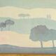 Catherine escalon vintage fiberglass serving tray