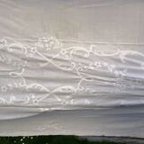 Large white ceremonial tablecloth