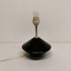 Pied de lampe Royal Copenhagen en verre noir pressé, modèle Astro