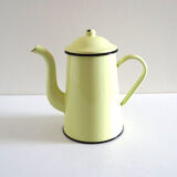 Light yellow glazed coffeepot