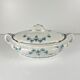 Vegetable dish Villeroy & Boch model "Clover - Klee", blue, 1890-1900
