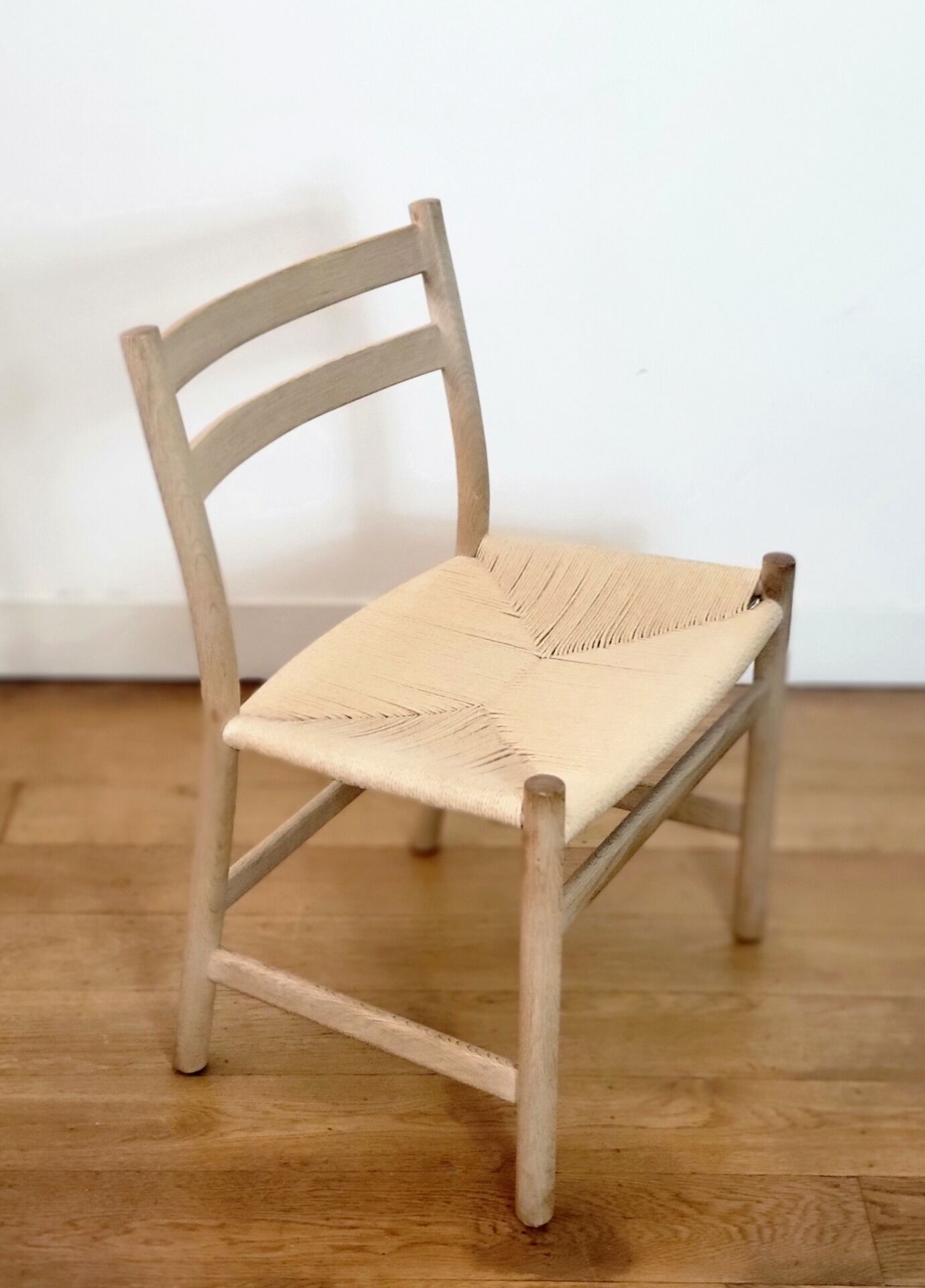 Ensemble de 6 chaises de salle à manger modèle CH46 et CH47 par Hans J. Wegner