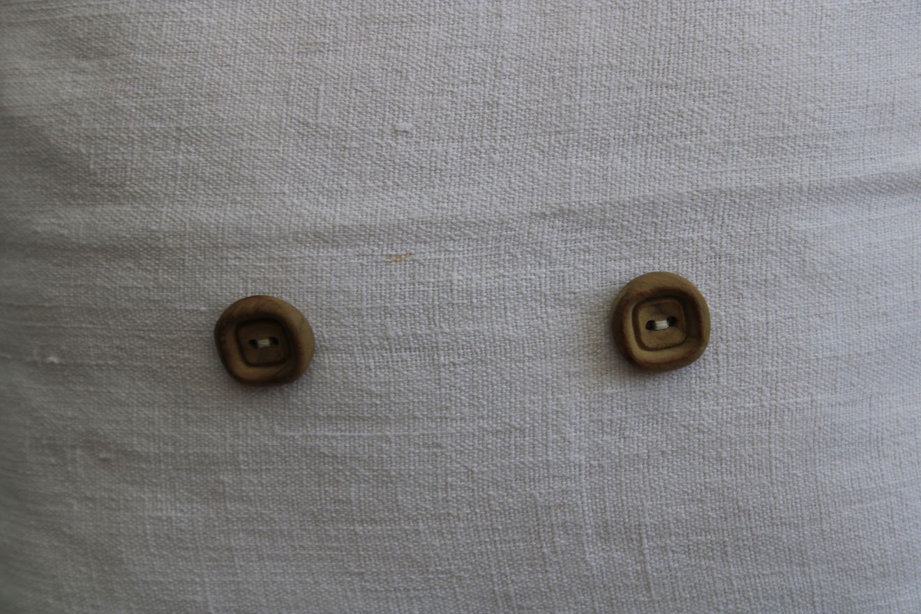 Linen and cotton cushion