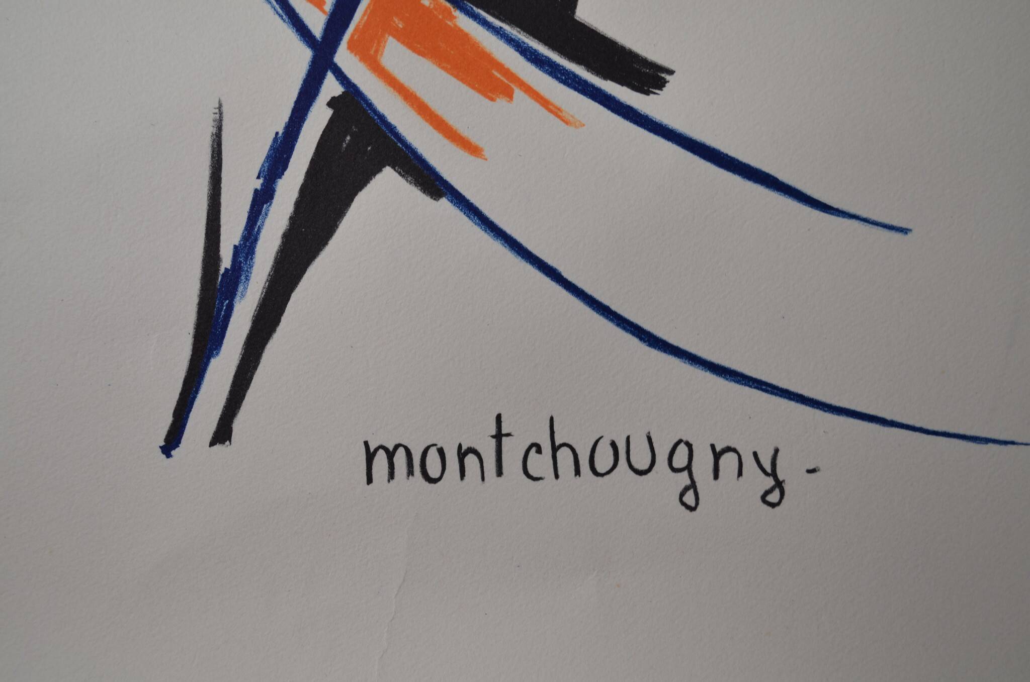 Jean Montchougny (1915-2008) Colour lithograph. The Rooster