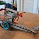 Collectible tin plane, vintage